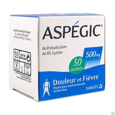 ASPEGIC 500MG SACHET 30