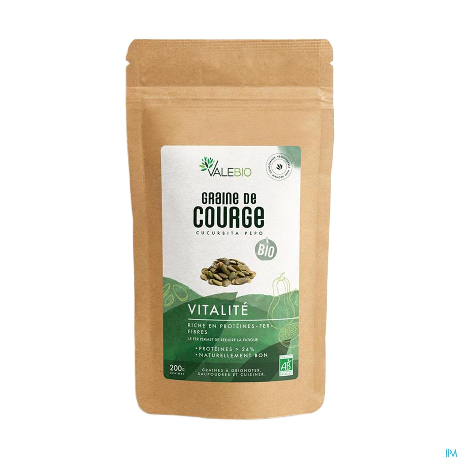 Valebio Super Fruits Graine De Courge Bio 200g