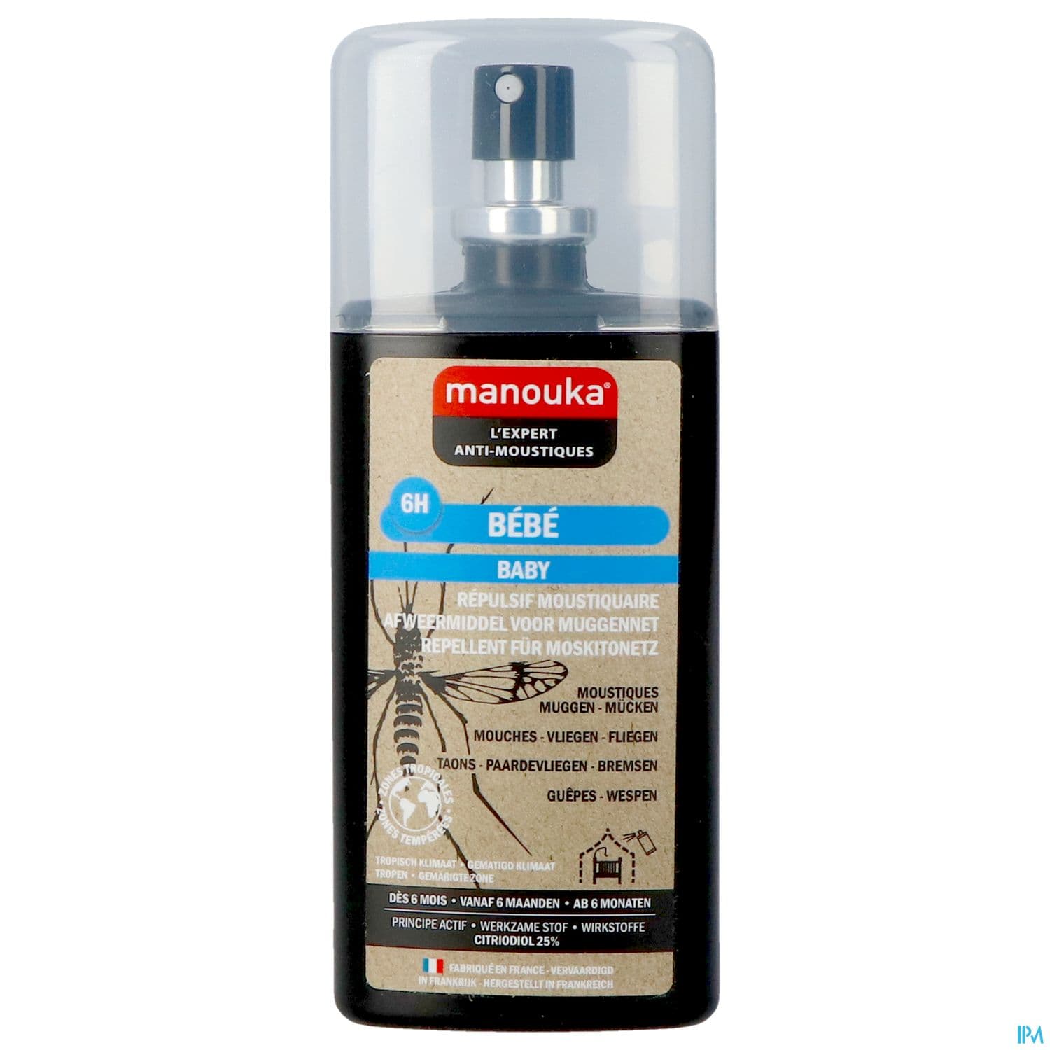 MANOUKA BEBE REPULSIF SPR 75ML