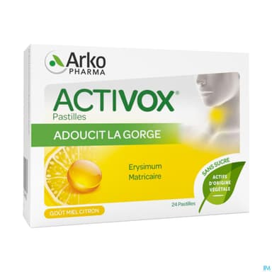 ACTIVOX PASTILLE MIEL CITRON