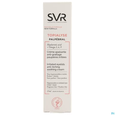 Svr Palpebral By Topialyse Demaquillant Yeux Paupieres 15ml