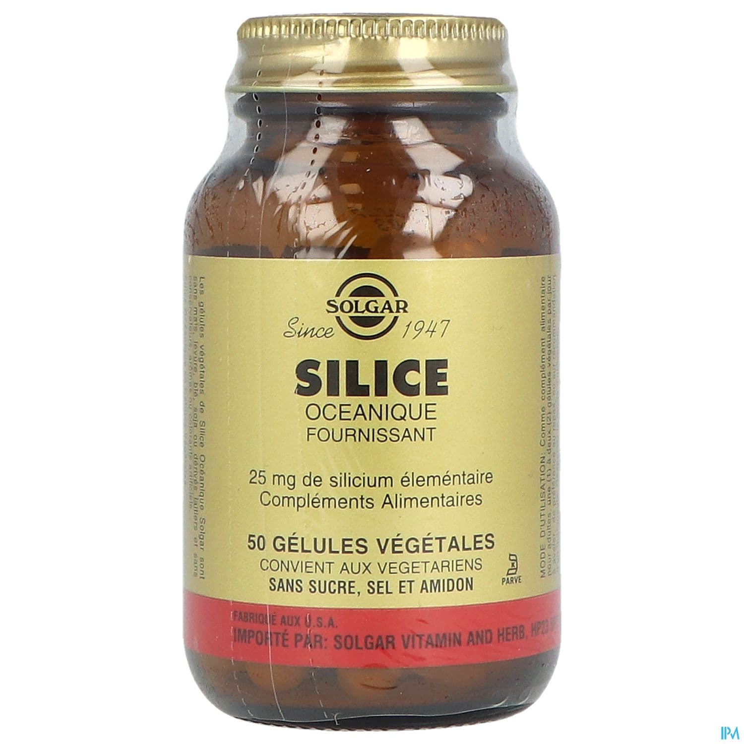 Solgar Silice Oceanique Gelule Vegetale 50