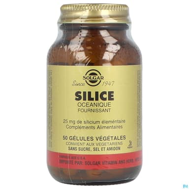 Solgar Silice Oceanique Gelule Vegetale 50