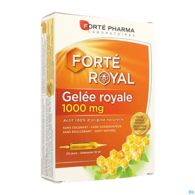 Forte Pharma Forte Royal Gelee Royale 1000mg Ampoule 10ml 20