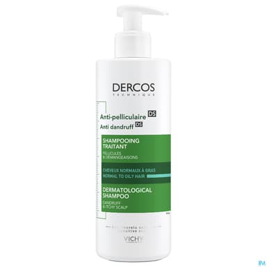 DERCOS DS SH A/PEL GRAS NORM 390ML
