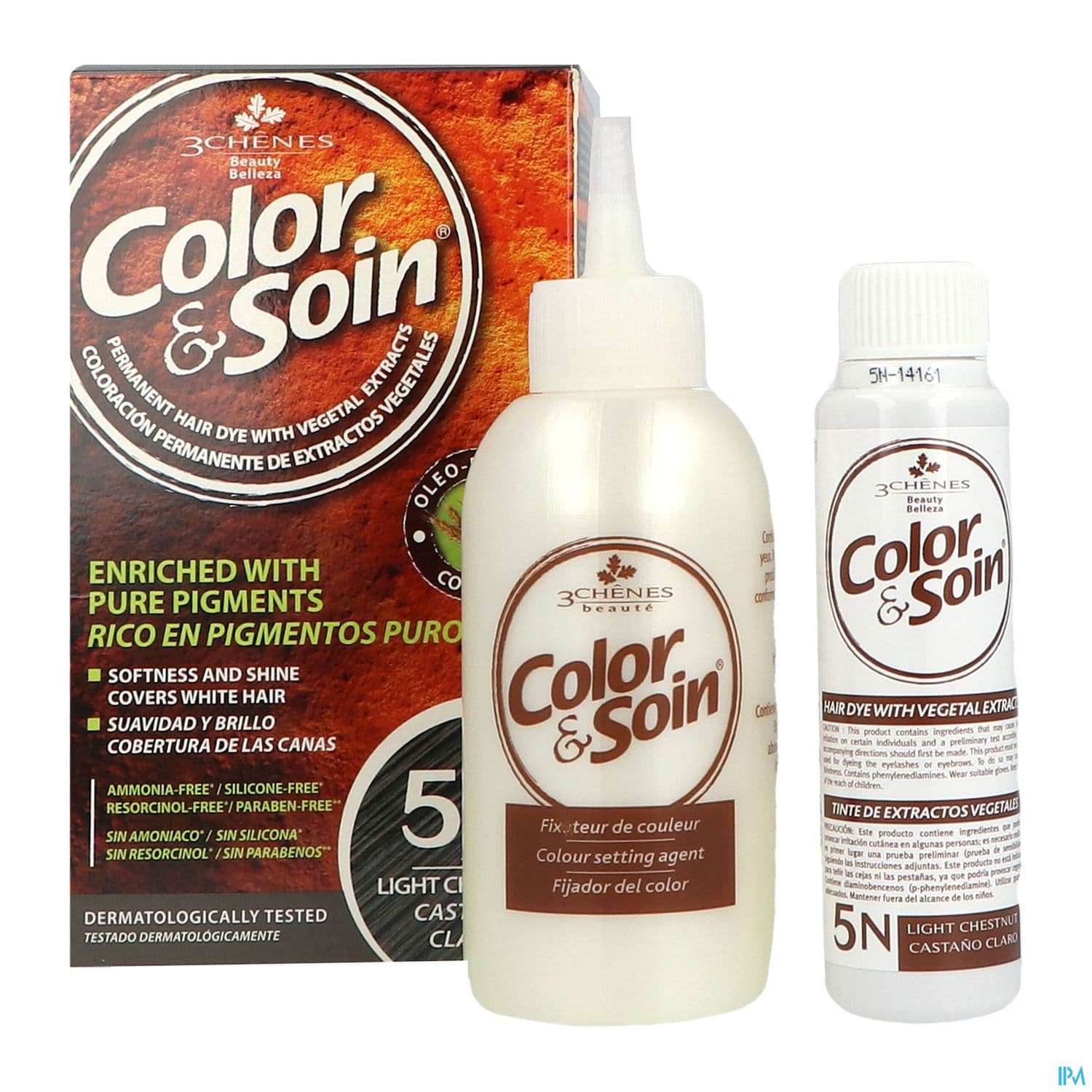 3 CHENES COLOR/SOIN CHAT CLAIR 5N