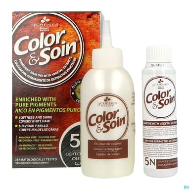 3 CHENES COLOR/SOIN CHAT CLAIR 5N