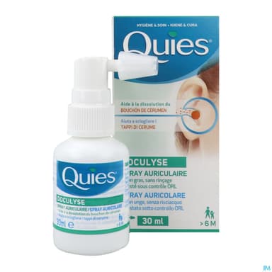 Quies Doculyse Solution Auriculaire Spray Pulverisation 30ml