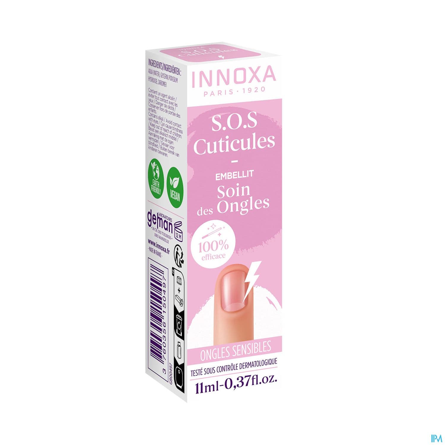 Innoxa Ongles Sensibles Solution Sos Cuticules 11ml