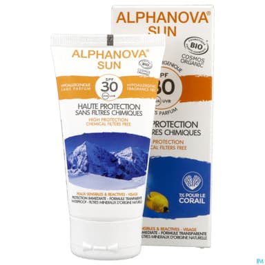 ALPHANOVA SUN SPF30 VISAGE 50G