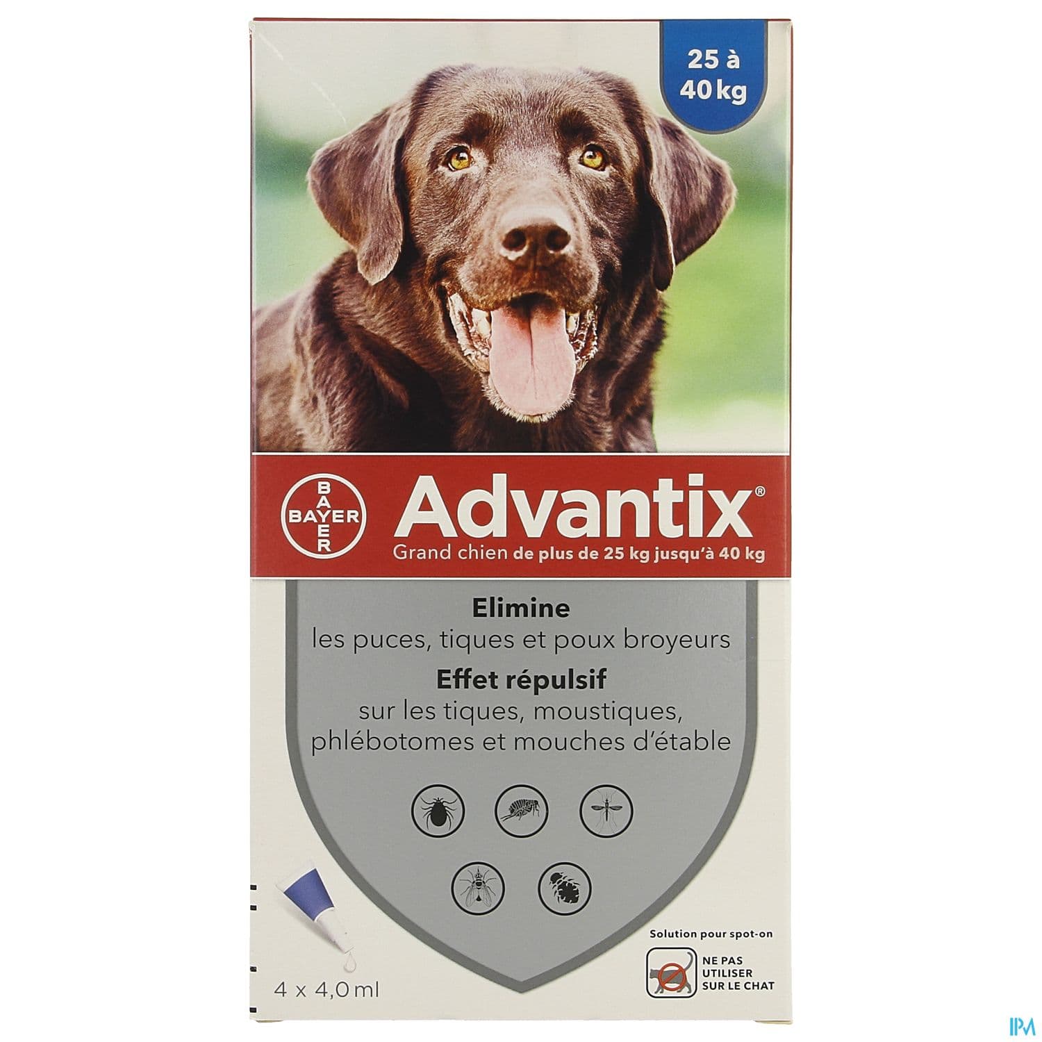 Advantix Chien Grand Spot On Solution 4ml 4