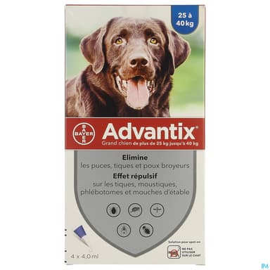 Advantix Chien Grand Spot On Solution 4ml 4
