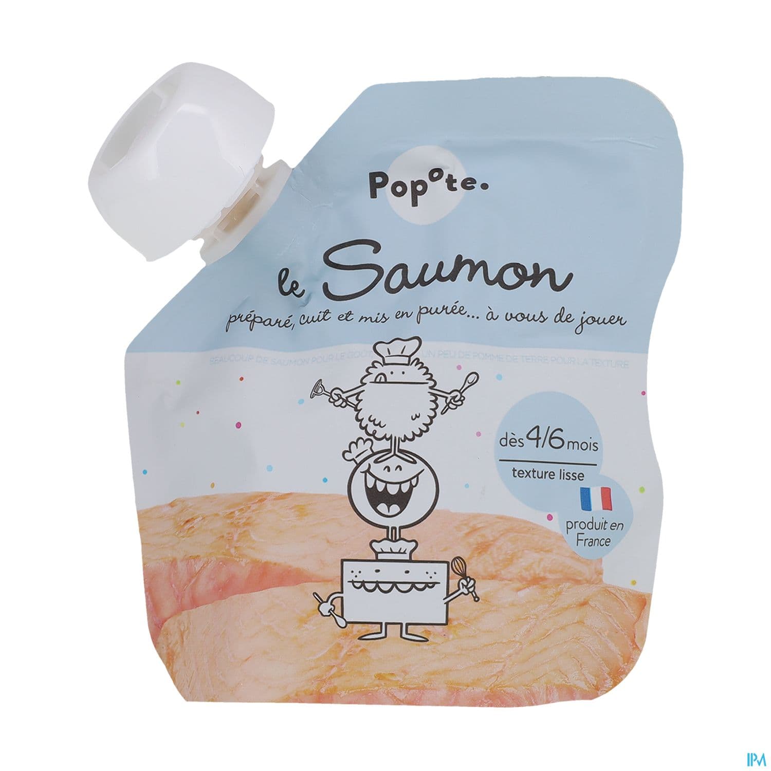 Popote Gourde Saumon 60g