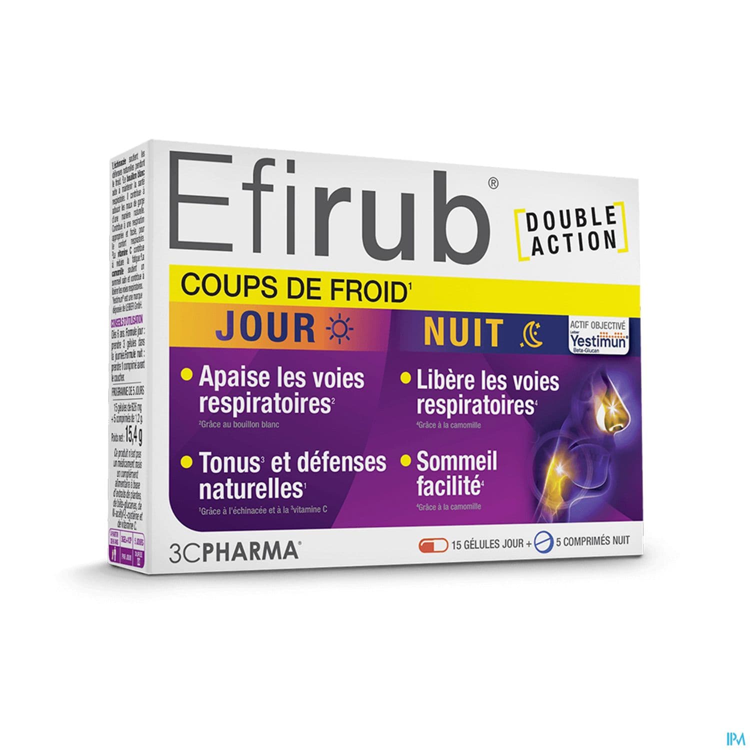 3C PHARMA EFIRUB JR/NT GELUL 15+5