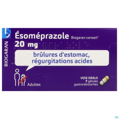 ESOMEPRAZOLE 20MG BGR CONS GEL 7