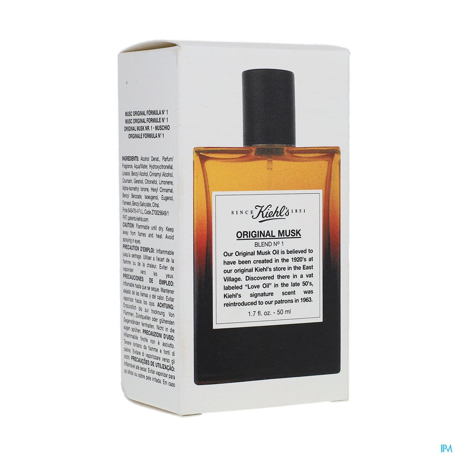 Kiehl's Eau De Toilette Original Musk 50ml
