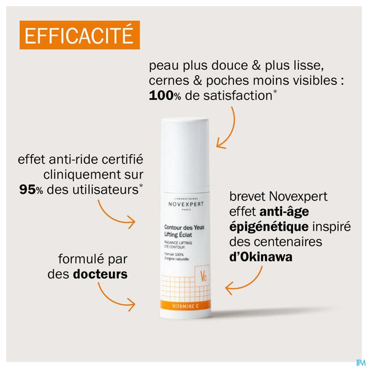 NOVEXPERT CONT YEUX LIFT ECLAT15ML