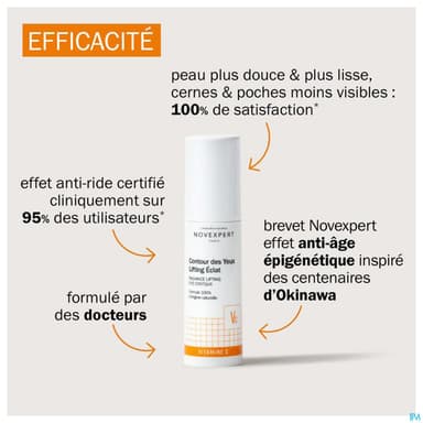 NOVEXPERT CONT YEUX LIFT ECLAT15ML