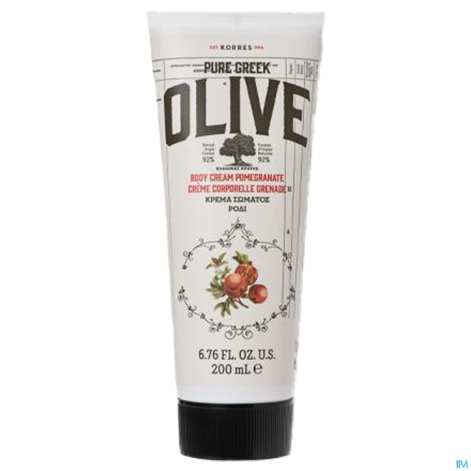 Korres Olive Lait Corps Grenade 250ml