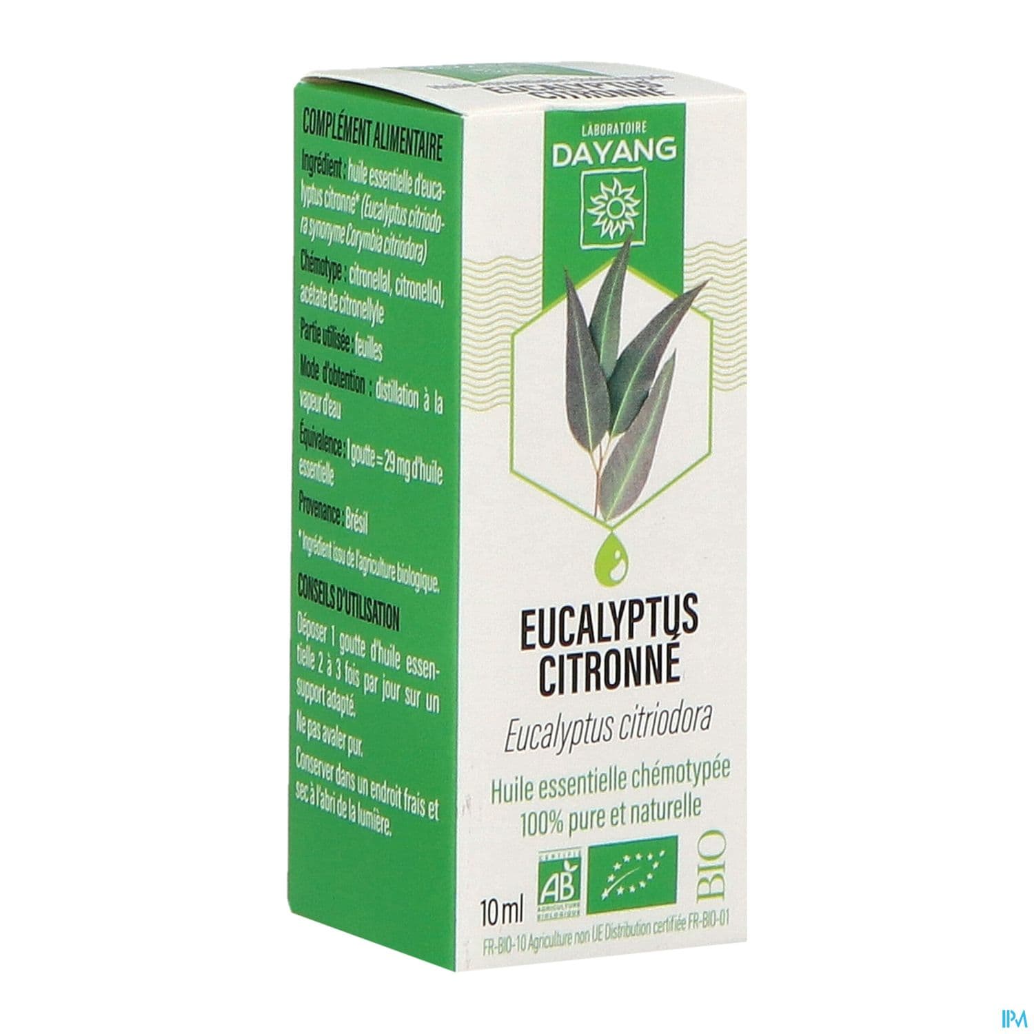 DAYANG EUCALYPTUS CITR HE BIO 10ML