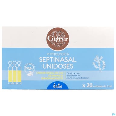 Gifrer Septinasal Bebe Unidoses 5ml X20