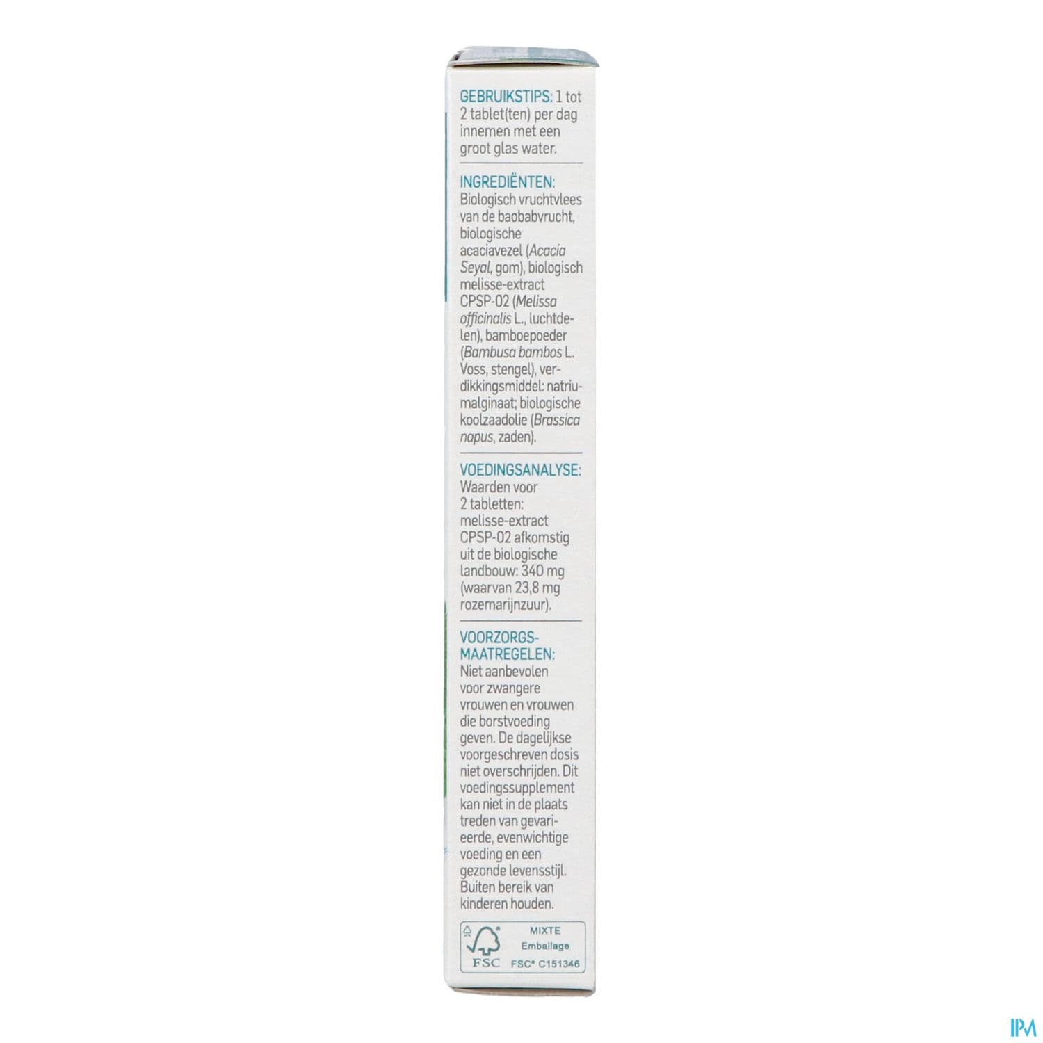 Pileje Phytobiane Melisse Comprime Liberation Prolongee 30