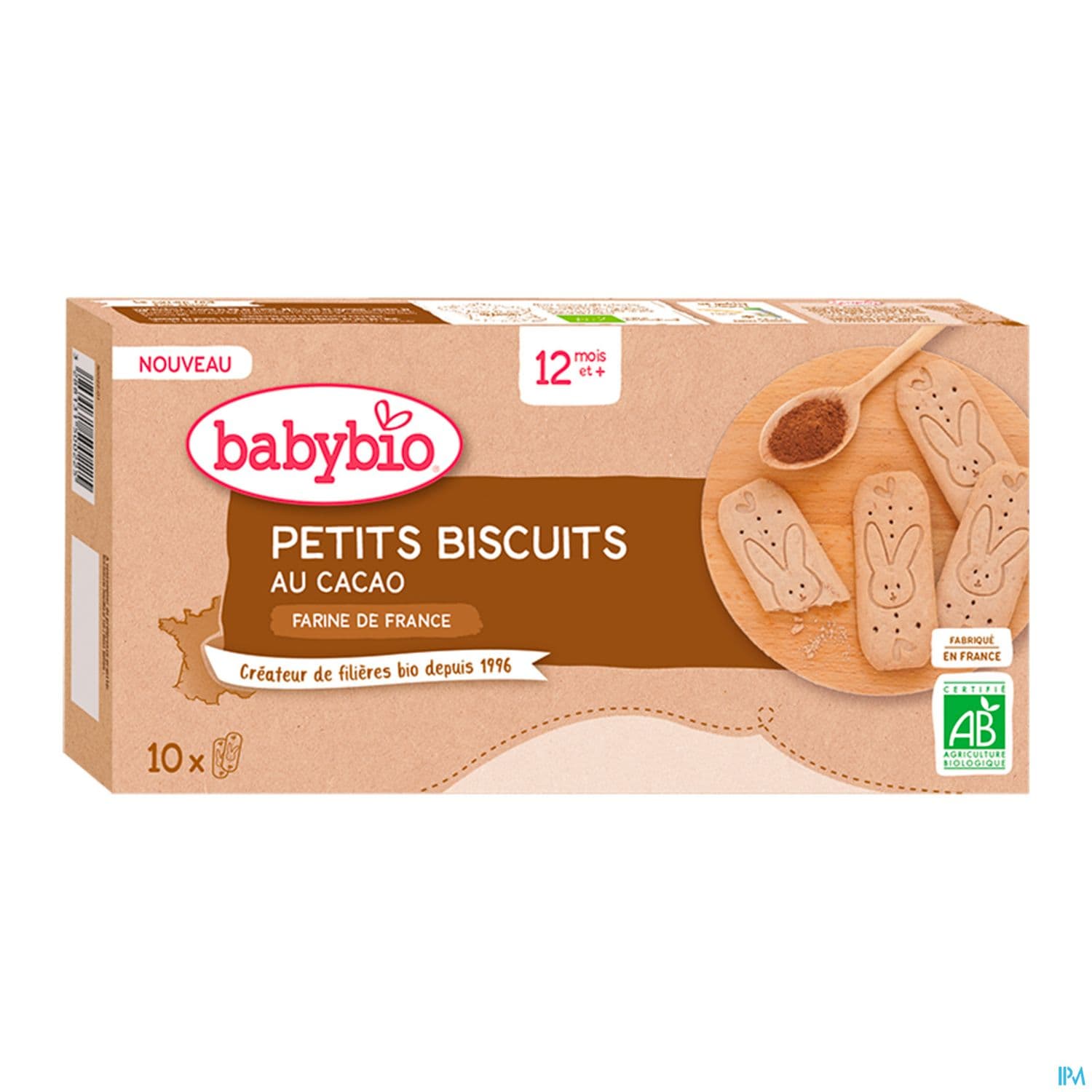 BABYBIO PETIT BISCUITS CACAO 160G