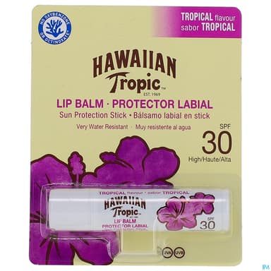 Hawaiian Tropic Baume A Levres Hydrating Protection Spf30 4g