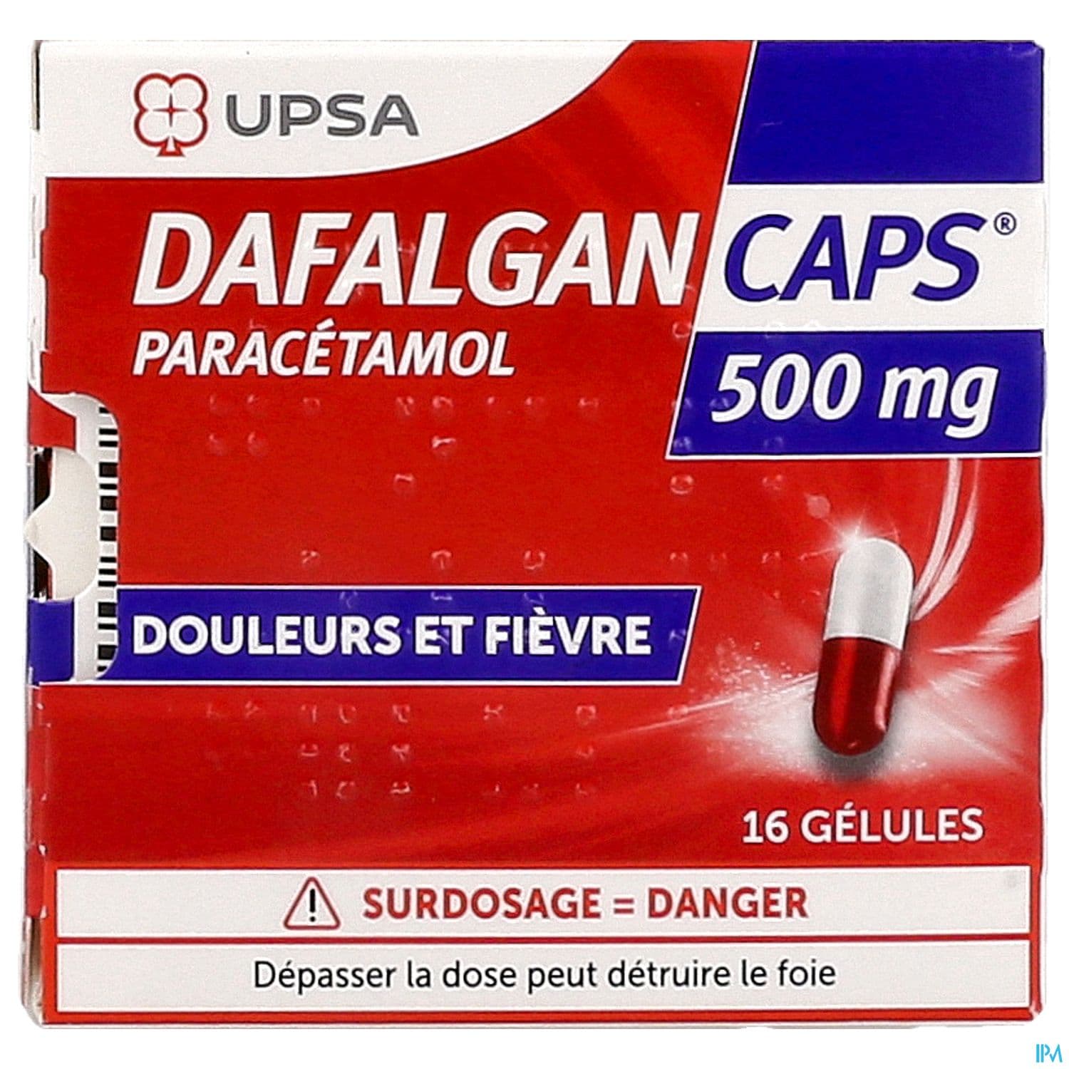 Dafalgancaps 500mg Gelule 16
