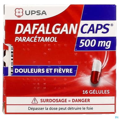 Dafalgancaps 500mg Gelule 16