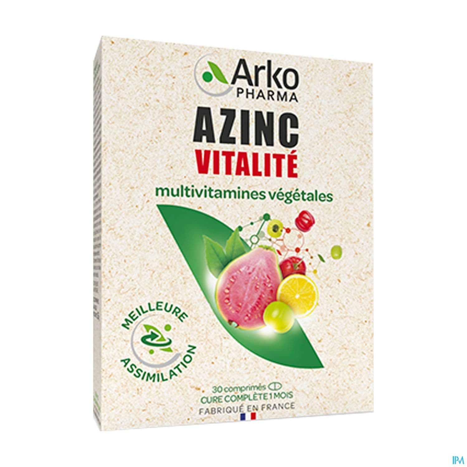 AZINC MULTI VEGETAL VITALITE CPR30