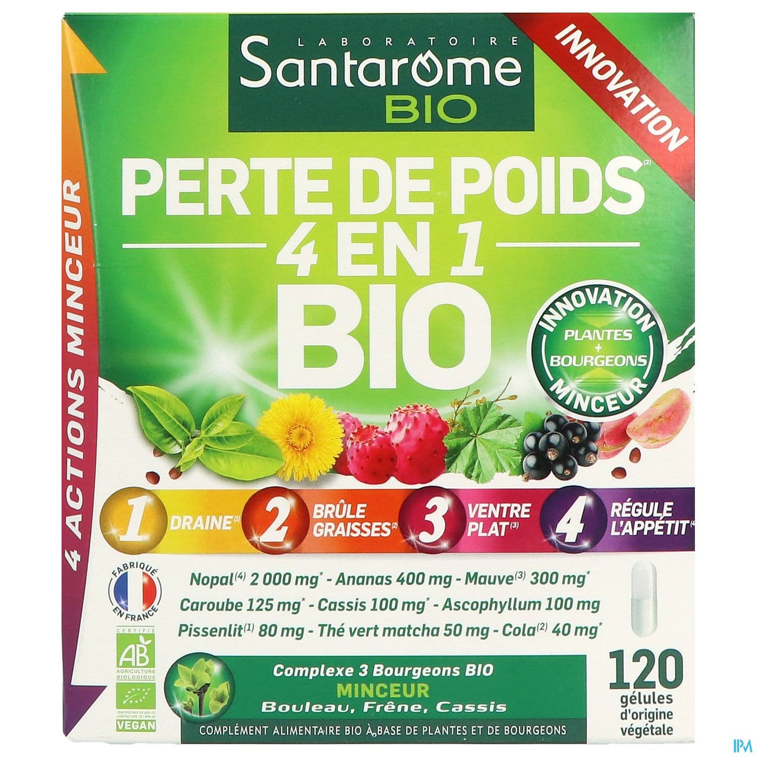 SANTAROME PERTE POID 4EN1 GELU120