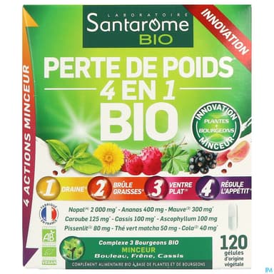 SANTAROME PERTE POID 4EN1 GELU120