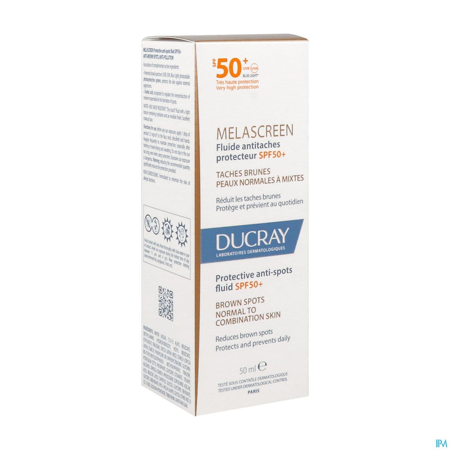 Ducray Melascreen Uv Fluide Antitaches Spf50+ 50ml