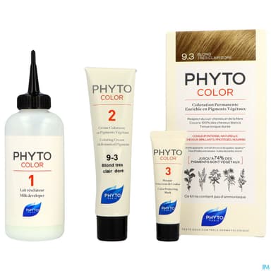 PHYTO COLOR 9,3 BLOND TR CLAIR DOR