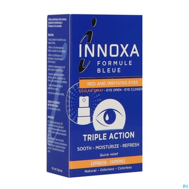Innoxa Formule Bleu Spray Yeux Rouges Et Irrites 10ml