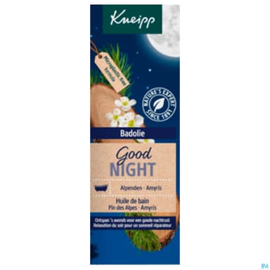Kneipp Huile De Bain Good Night Pin Amyris 100ml