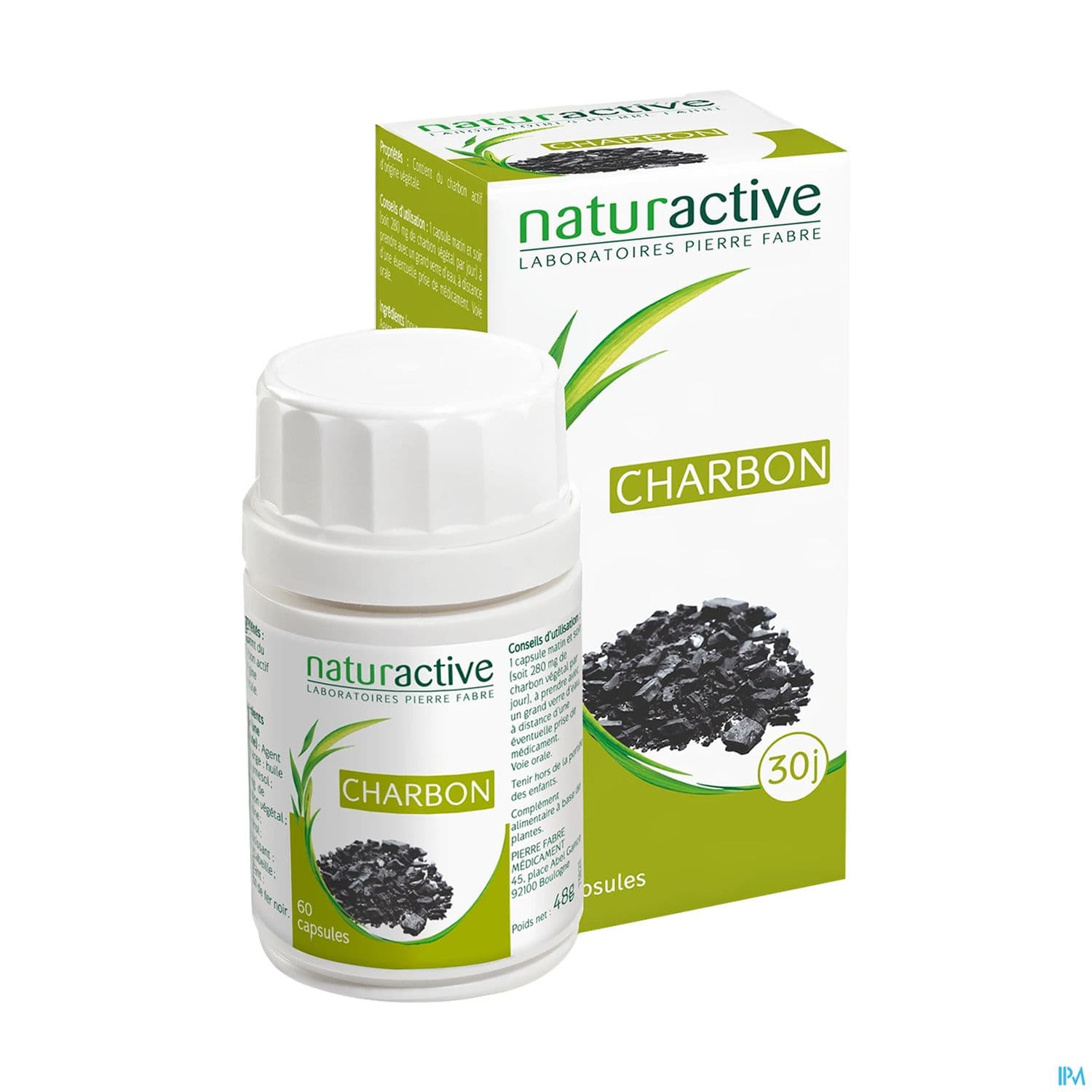 NATURACTIVE CHARBON VEG BIO CAPS60