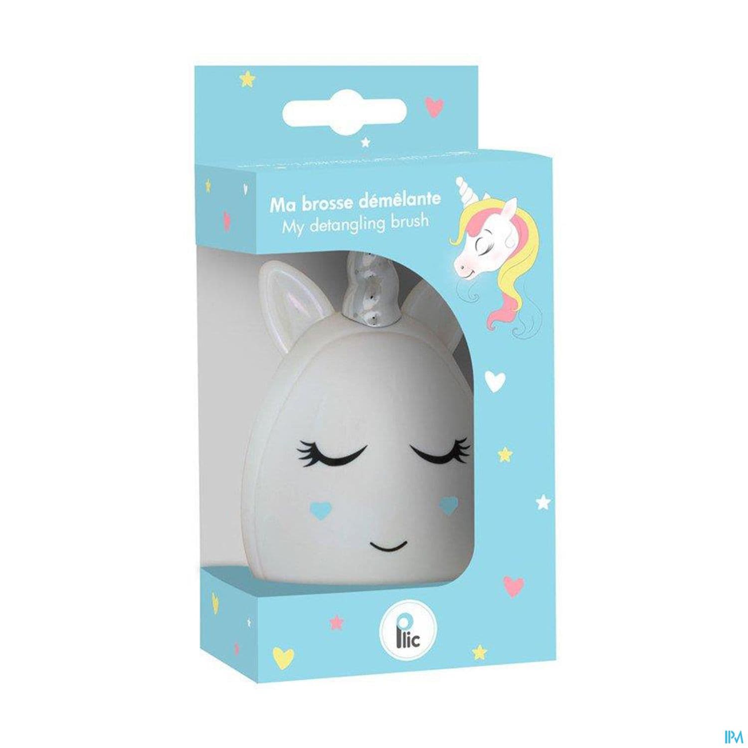 Plic Beauty Brosse Cheveux Licorne Bleue