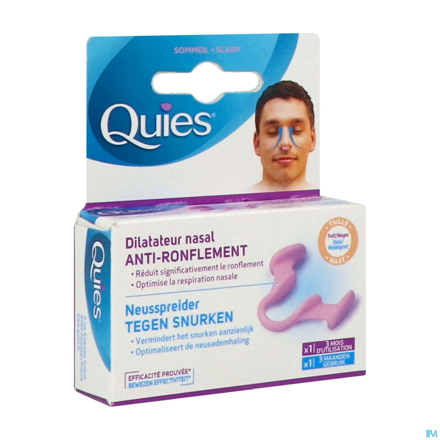 Quies A/ronflement Dilateur Nasal Petit/moyen 1