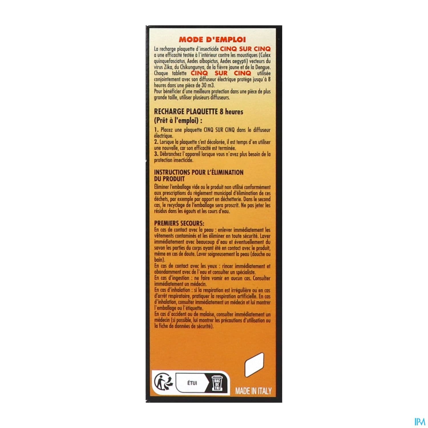 CINQ/CINQ RECH CARTOUCH DIFF NF
