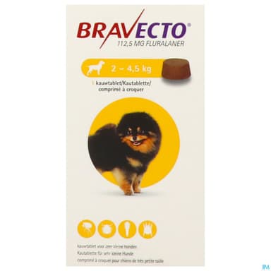 Bravecto Comprime A Croquer Chien 2/4kg5 1