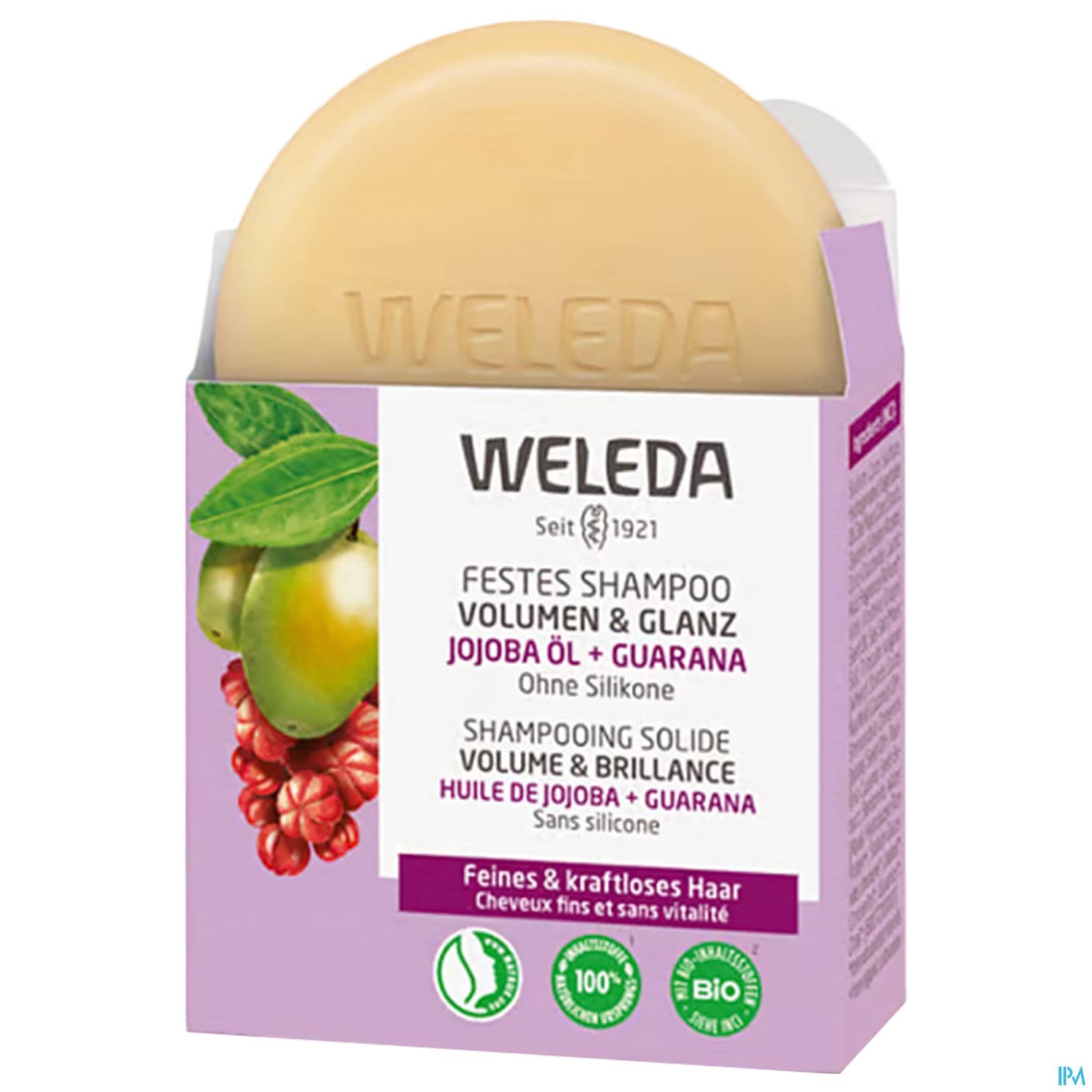 Weleda Shampooing Solide Volume Brillance 50g