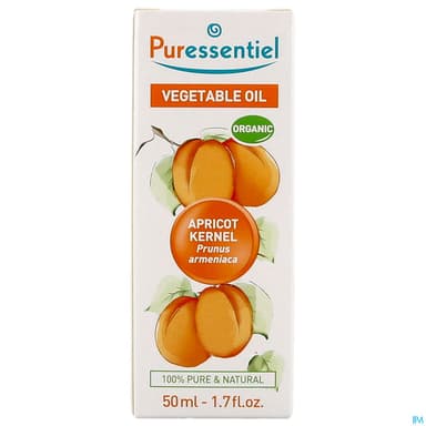 Puressentiel Huile Vegetale Bio Noyau Abricot 50ml