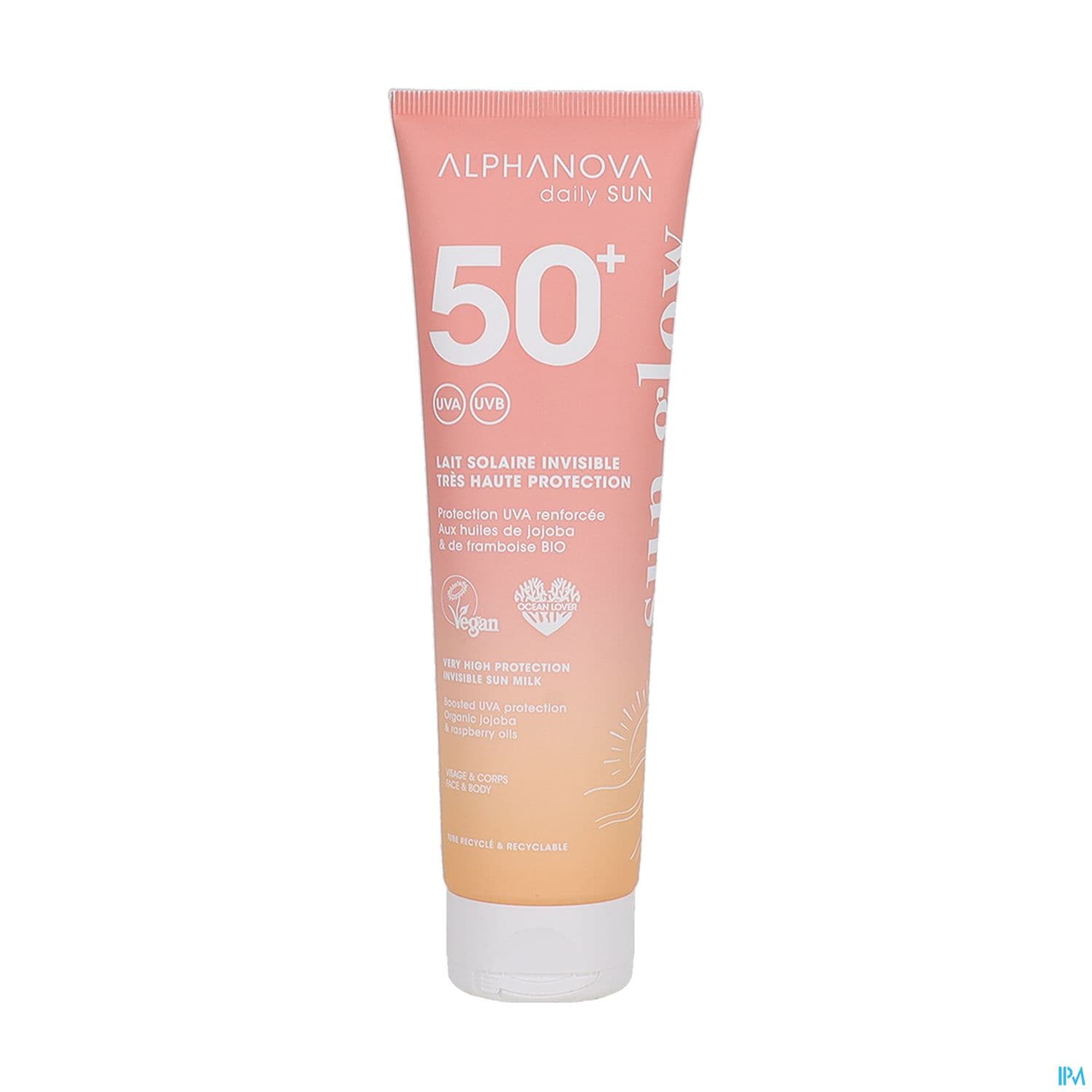 ALPHANOVA SUN GLOW LAIT SPF50+150