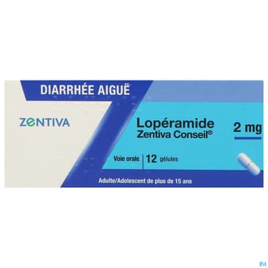 LOPERAMIDE 2MG ZTV CONS GELULE 12