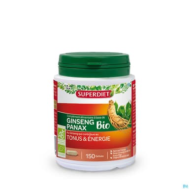 Superdiet Ginseng Panax Ca Meyer Bio Gelule 150