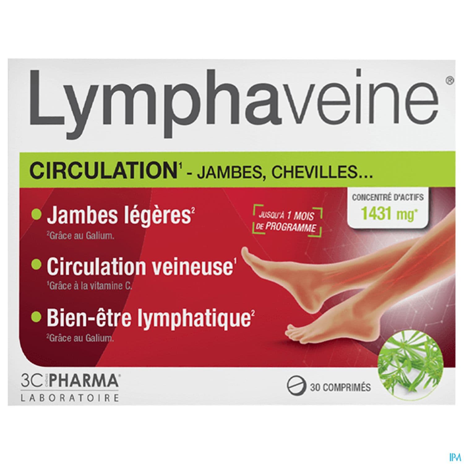3c Pharma Lymphaveine Comprime 30