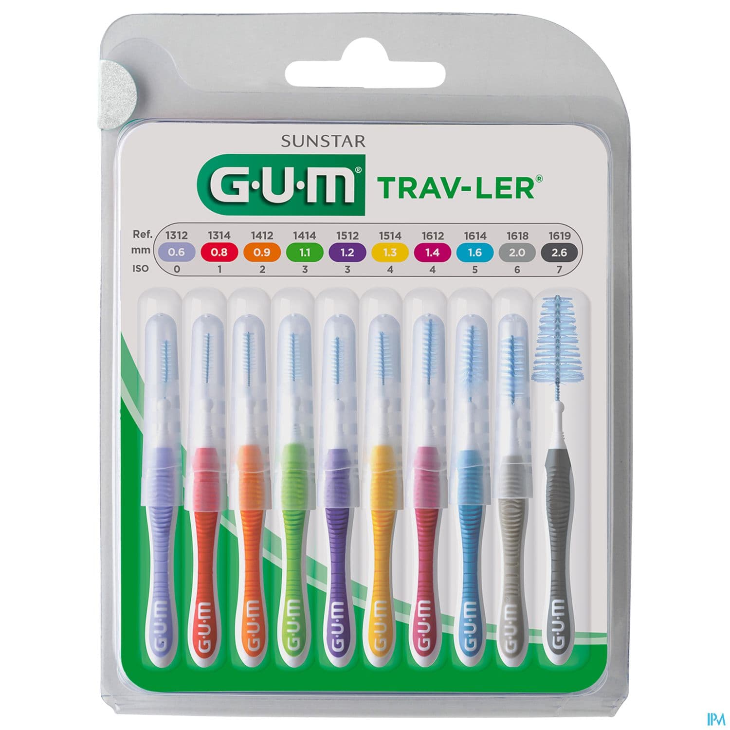 GUM TRAVLER BROSSET M/PACK 10 1699