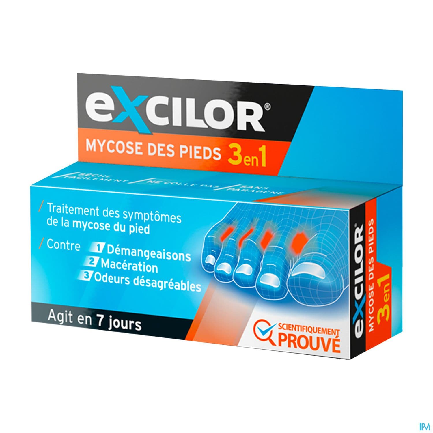 EXCILOR MYCOSE PIED 3EN1 15ML